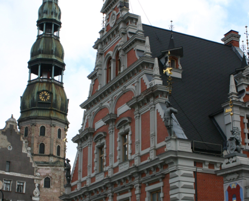 Schwarzhäupterhaus & Petrikirche, Riga, Lettland